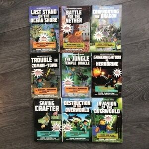 Minecraft: AN UNOFFICIAL NOVEL by Mark Cheverton - Paperback NovelS LOT